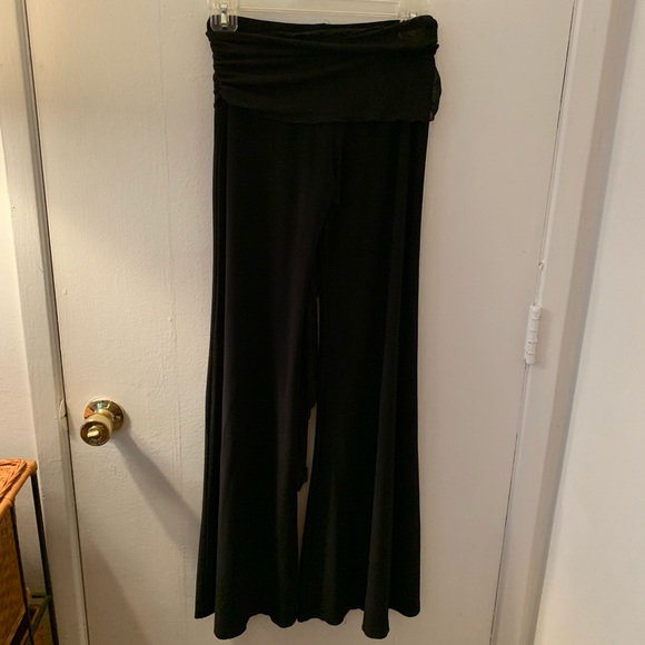 MANDEE Wide Leg Pant w/ Belt | Sz S - Picture 2 of 4